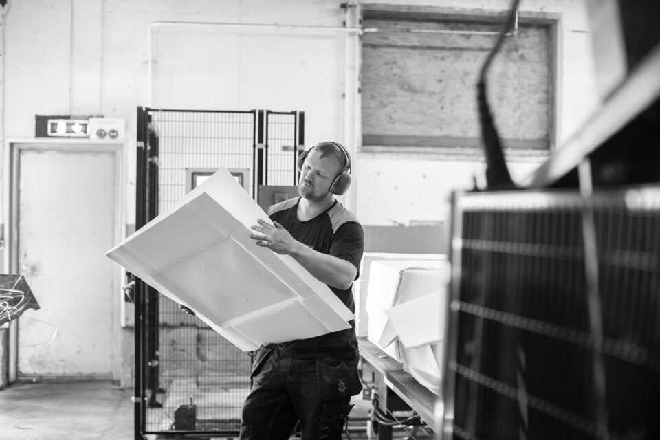 Tissue paper production in Klippan